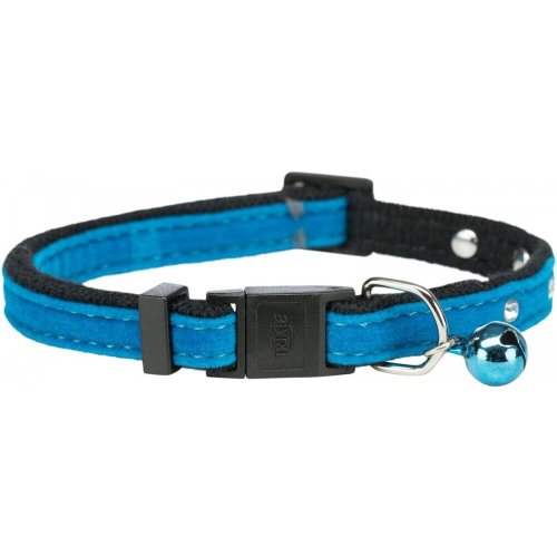 Нашийник Trixie для котів з заклепками і дзвіночком оксамит - 1 шт - 1 шт