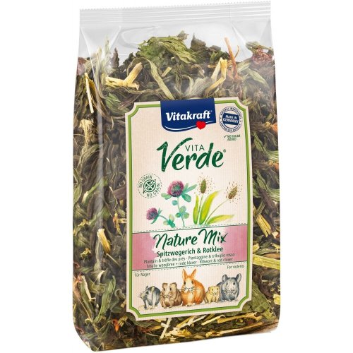 Корм Vitakraft Vita Verde Nature Mix для декоративних гризунів з подорожником та конюшиною - 70 г