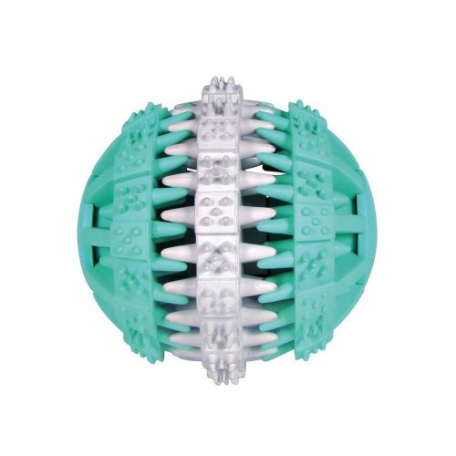 Іграшка Trixie Denta Fun для собак М'яч-котушка для чистки зубів з м'ятним смаком гума 7 см - 1 шт
