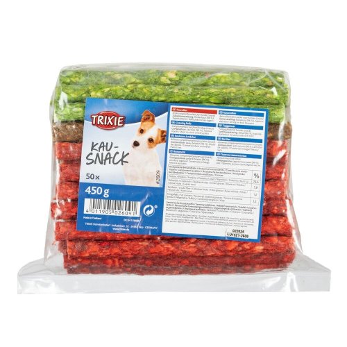 Ласощі Trixie для собак Роли жувальні натуральна шкіра 12 см 50 шт/уп - 1 шт