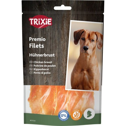 Ласощі Trixie Premio Chicken Filets для собак полоски з курячого філе 100 г - 1 шт