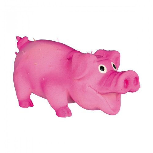 Іграшка Trixie для собак Порося з щетиною та пискавкою латекс - 10 см