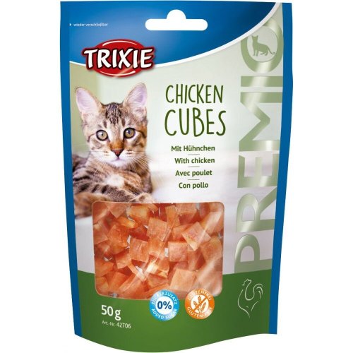 Ласощі Trixie Premio Chicken Cubes для котів кубики з куркою 50 г - 1 шт - 1 шт