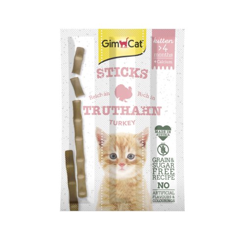 Ласощі GimCat Gimpet Kitten М'ясні палички для кошенят - 3 шт - 3 шт