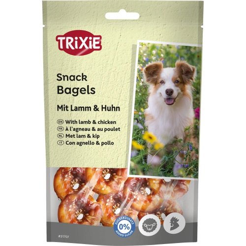 Ласощі Trixie Premio Lamb Chicken Bagles для собак кільця з ягням та куркою 100 г - 1 шт