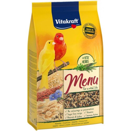 Корм Vitakraft Premium Menu для декоративних папуг і канарок - 1 кг