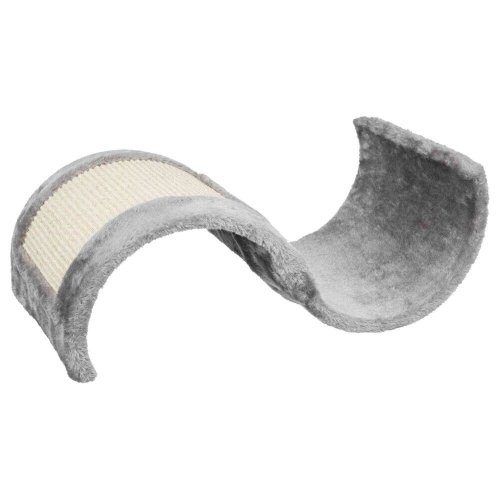 Дряпка-хвиля Trixie Wave для котів плюш/сизаль сіра 29x18x50 см - 1 шт - 1 шт