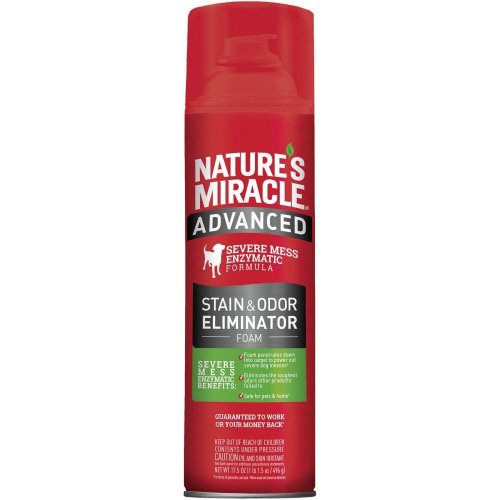 Засіб 8in1 Nature's Miracle Advanced Stain and Odor Eliminator для собак для видалення плям і запахів з посиленою формулою - 518 мл