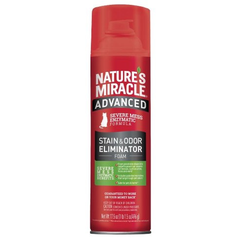 Засіб 8in1 Nature's Miracle Advanced Cat Stain&Odor Foam для котів для усунення плям та запахів з посиленою формулою - 518 мл - 518 мл