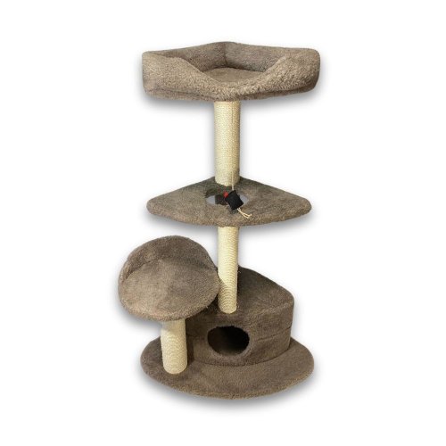 Дряпка Природа Містечко для котів кутова 55х56х117 см - 1 шт - 1 шт