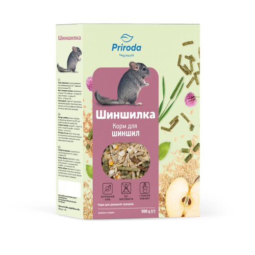Корм Природа Шиншилка для шиншил - 500 г