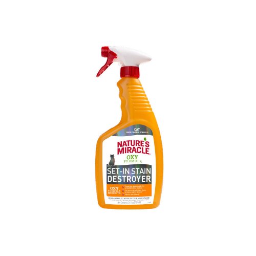 Засіб 8in1 Nature's Miracle Cat Orange Oxy Spray для усунення плям і запахів від котів - 709 мл - 709 мл