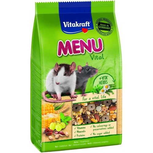 Корм Vitakraft Premium Menu Vital для декоративних гризунів та щурів - 800 г