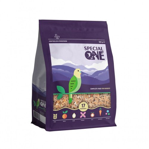 Повнораціонний корм Special One для хвилястих папуг - 500 г