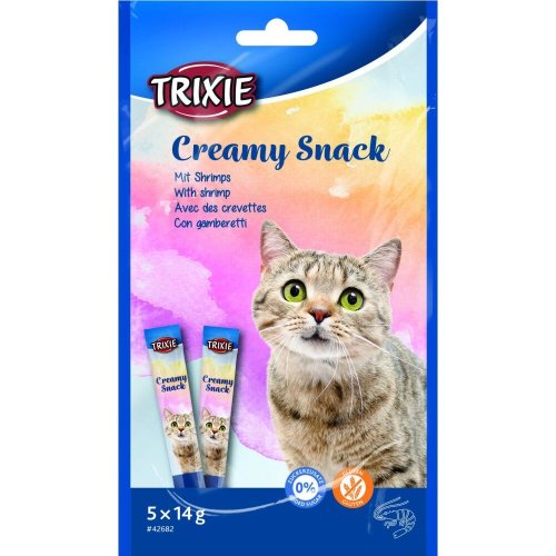 Ласощі Trixie Creamy Snacks для котів з тунцем і креветками 5 шт х 14 г - 1 шт - 1 шт