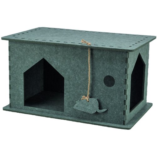 Будиночок Trixie Lene для котів фетр 54х30х35 см сірий - 1 шт - 1 шт