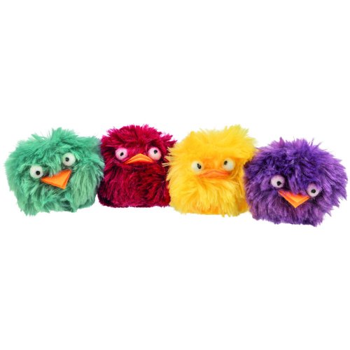 Іграшка Trixie для котів Звірята зі звуком плюш діаметр 6 см - 1 шт - 1 шт