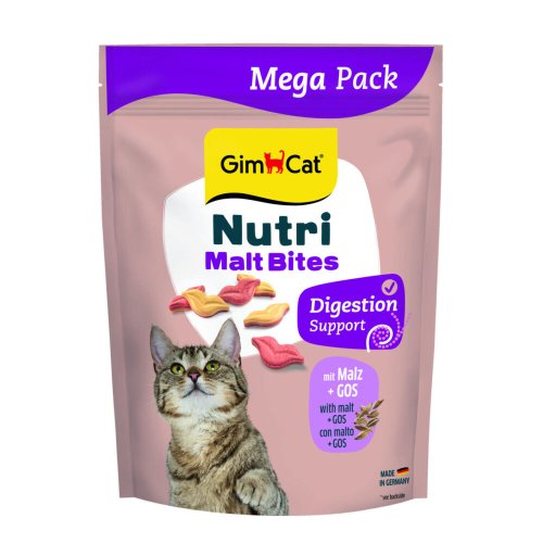 Вітаміни GimCat NUTRI MALT BITES для дорослих котів  для виведення грудок шерсті з мальтом - 425 г - 425 г
