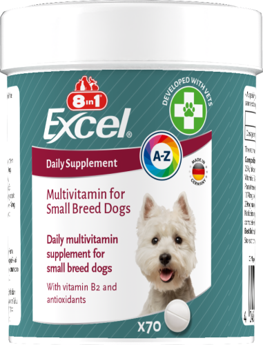 Вітаміни 8in1 Excel Multi Vitamin Small Breed для собак дрібних порід, мультивітамін