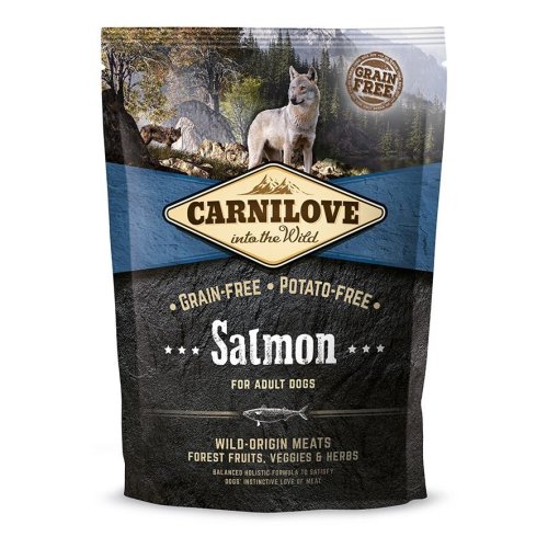 Сухий корм Carnilove Salmon для дорослих собак всіх порід, лосось, 1 - 1.5 кг